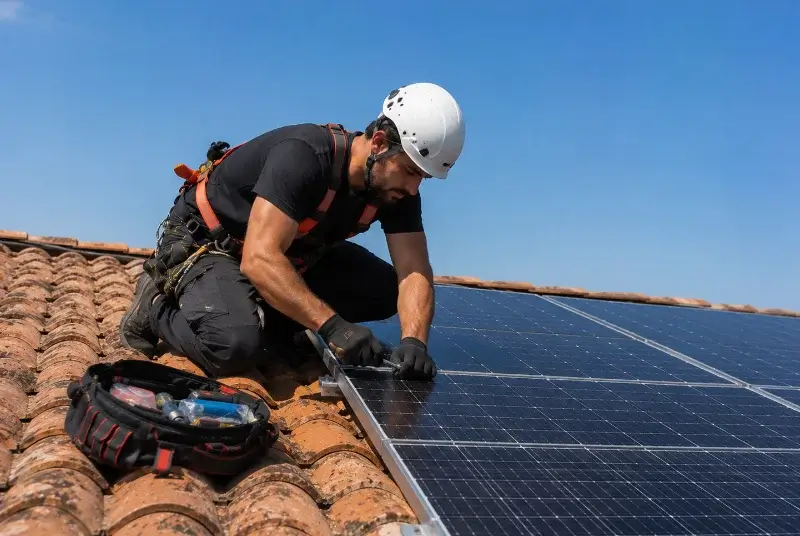 Maintenance et monitoring de panneaux solaires à Saint-Jean-de-la-Croix