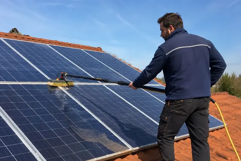 Nettoyage et entretien de panneaux solaires à Saint-Jean-de-la-Croix