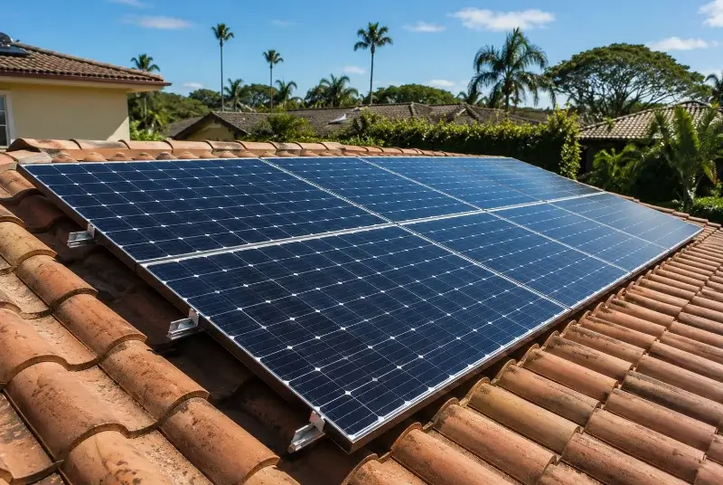 Installation de panneaux solaires à Saint-Jean-de-la-Croix